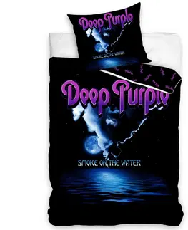 Povlečení Carbotex Bavlněné povlečení Deep Purple Smoke O+C41+C45, 140 x 200 cm, 70 x 90 cm 