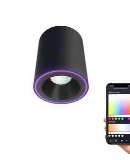 Inteligentní bodová světla Calex Calex Smart Halo Spot LED stropní bodovka, černá