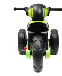 Dětská vozítka a příslušenství Baby Mix Dětská elektrická motorka Police, zelená
