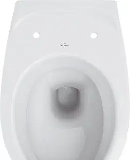 WC sedátka GEBERIT DuofixBasic bez tlačítka + WC CERSANIT DELFI + SOFT SEDÁTKO 458.103.00.1 X DE2