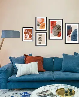 Moderní obrazy Moderní obraz na zeď v oranžových tónech