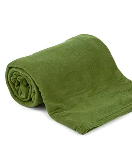 Přikrývky Jahu Fleecová deka UNI zelená, 150 x 200 cm