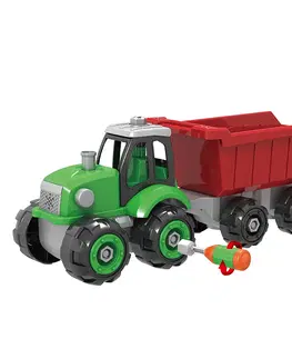 Hračky RAPPA - Šroubovací Traktor s vlečkou