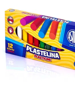Hračky ASTRA - Plastelína základní 12 barev, 83813906