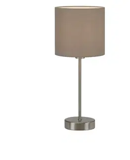 Lampy na noční stolek BRILONER Stolní lampa, max. 25 W, 38,5 cm, taupe BRILO 7002-011