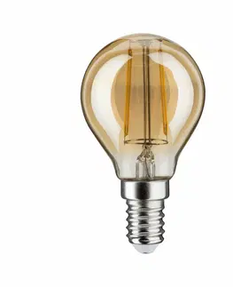 LED žárovky PAULMANN LED kapka 2,6 W E14 zlatá zlaté světlo 287.11