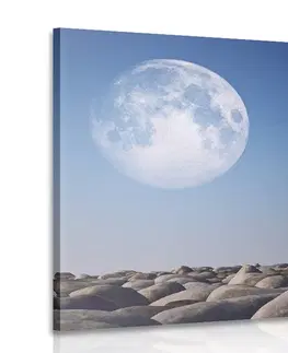 Obrazy Feng Shui Obraz skládané kameny v měsíčním světle