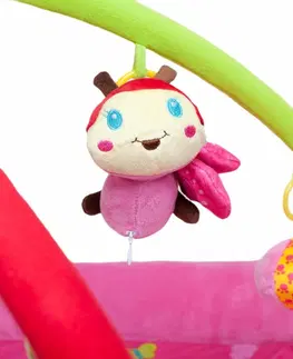 Kolotoče, hrazdičky a hrací deky PlayTo hrací deka s melodií zvířátka Růžová