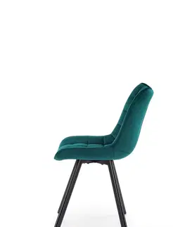 Židle HALMAR Designová židle DESIGNBLOG K332 tyrkysová
