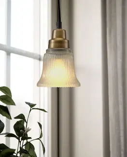 Závěsná světla s konektorem PR Home PR Home Emmi závěsné svítidlo, barva staromosaz, Ø 12 cm