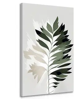 Obrazy stromy a listy Obraz kapradina s nádechem minimalismu