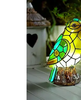 Svítidla Solární ptáček Tiffany