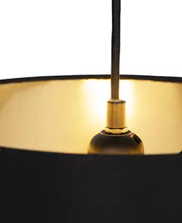 Zavesna svitidla Moderní závěsná lampa černá - Lofty