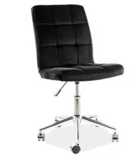 Kancelářské židle Signal Kancelářské křeslo Q-020 VELVET Varianta: Černá / Bluvel 19