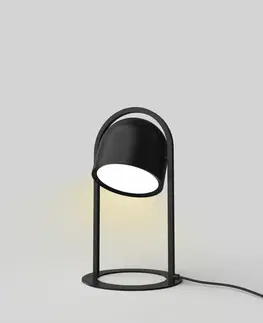 LED stolní lampy WOFI Stolní lampa Nizza 1x 10,5W LED 1100lm 3000K černá 8045-102