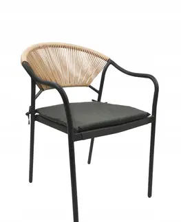 Zahradní židle a křesla Kontrast Zahradní židle Porto antracit