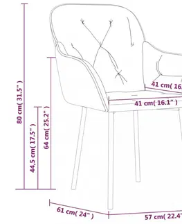 Židle Jídelní židle 2 ks Dekorhome Hořčicová