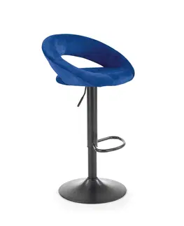 Barové židle HALMAR Barová židle H102 tmavě modrá