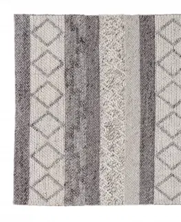 Designové a luxusní koberce Estila Skandinávský obdélníkový koberec Cordeo v šedém moderním odstínu 240x160cm