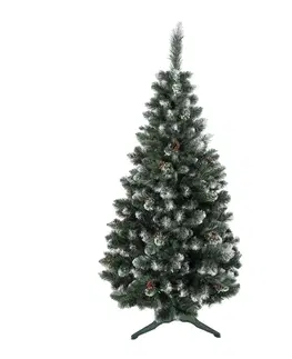 Vánoční stromky Zasněžená jedle se šiškami 180 cm