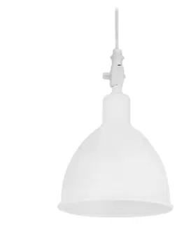 Industriální závěsná svítidla Sessak Moderní závěsné okenní svítidlo Bazar - pr. 170 x 180 mm, 40 W, písečná bílá SE RBAZKV