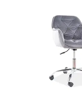 Kancelářské židle Signal Kancelářská židle Q-190 VELVET Barva: Růžová