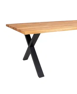 Jídelní stoly Norddan Designový jídelní stůl Jonathon 240 cm přírodní dub