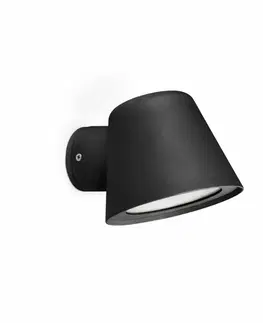 Moderní venkovní nástěnná svítidla FARO GINA nástěnná lampa, černá