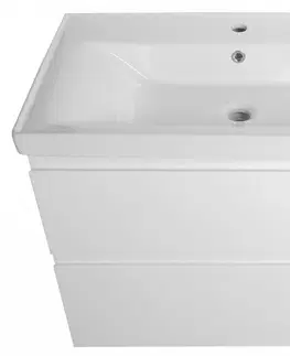 Koupelnový nábytek AQUALINE ALTAIR umyvadlová skříňka 77,5x60x45cm, bílá AI280