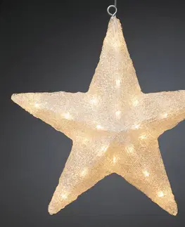 Vánoční osvětlení do oken Konstsmide Christmas Dekorativní hvězda LED pro venkovní použití, Ø 40 cm