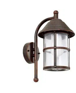 Zahradní lampy Eglo EGLO 90184 - Venkovní nástěnné svítidlo SAN TELMO 1xE27/60W/230V 