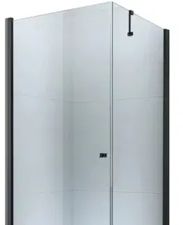 Sprchové kouty MEXEN/S PRETORIA sprchový kout 70x120, transparent, černá 852-070-120-70-00