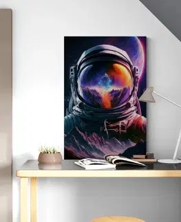Obrazy astronaut Obraz portrét astronauta