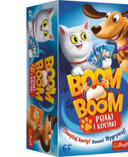 Hračky společenské hry TREFL - společenská hra Boom Boom psy a kočky