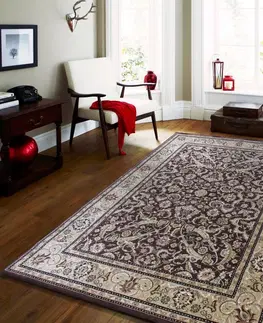 Vintage koberce Vintage koberec v hnědé barvě do obývacího pokoje Šířka: 200 cm | Délka: 300 cm