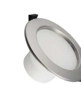 Svítidla  LED Koupelnové podhledové svítidlo LED/10W/230V 4000K stříbrná IP44 