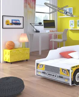 Postele ArtAdrk Dětská auto postel BUILDER Provedení: 80 x 160 cm