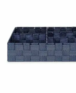 Úložné boxy Compactor Organizér na prádlo a doplňky Toronto, 5 přihrádek, modro-šedá