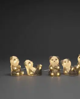 Venkovní dekorativní svítidla Konstsmide Season LED světelná figurka panda, 5ks jako řetěz