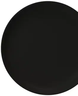 Talíře Jídelní talíř Allier, černá, 27 x 2,5 cm, kamenina