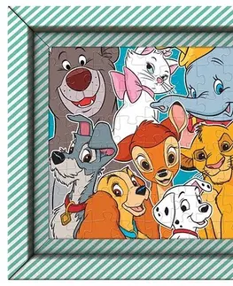 Hračky puzzle CLEMENTONI - Puzzle s rámem 60ks Disney zvířátka