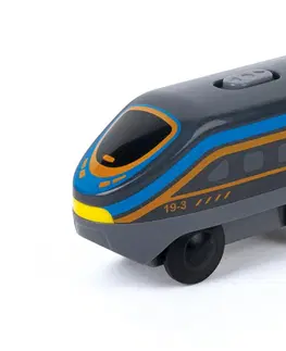 Hračky HAPE - Lokomotiva Intercity na baterie, černá