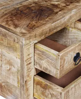 Konferenční stolky Konferenční stolek dřevo / kov Dekorhome Mangovníkové dřevo