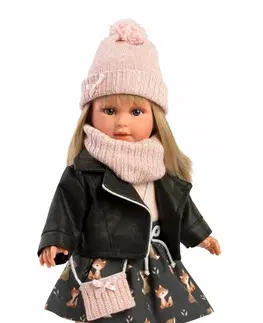 Hračky panenky LLORENS - 54040 CARLA -realistická panenka s měkkým látkovým tělem - 40 cm