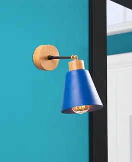 Lampy a lampičky Nástěnná lampa MANAVGAT modrá