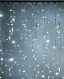 Závěsy a sítě DecoLED LED světelná záclona - 1x3m, ledově bílá, 300 diod