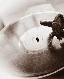 Samolepící tapety Samolepící fototapeta starožitný gramofon