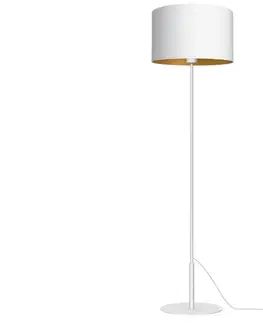 Lampy  Stojací lampa ARDEN 1xE27/60W/230V bílá/zlatá 