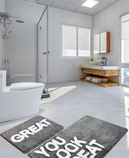 Koupelnové předložky L'essentiel Koupelnová sada koberečků GREAT šedá