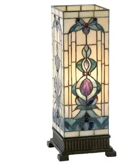 Světla na parapety Clayre&Eef Lampa Kimberly v Tiffany stylu 45 cm